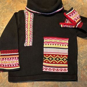 Hanna Andersson pullover Ski Sweater 90 3T